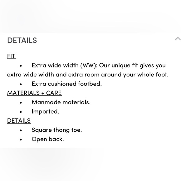 Torrid Square Toe Thong black Sandals (WW) - Picture 6 of 6